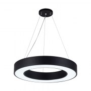 Подвесной линейный светодиодной светильник круглой формы чёрный HB0310 72W